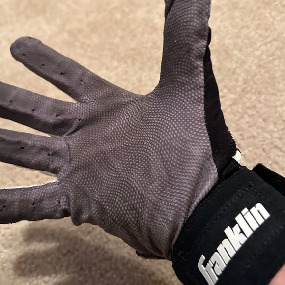 Vintage Notre Dame player gloves 1996 size XXXL worn by a Defensive Lineman &NFL - Picture 3 of 9